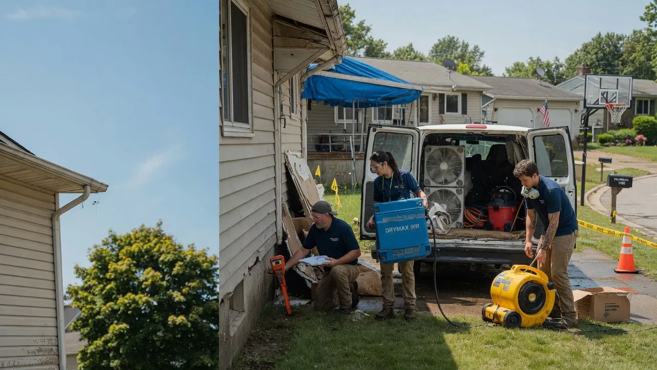 Ceiling Leak Cleanup in Goodwine, IL near me